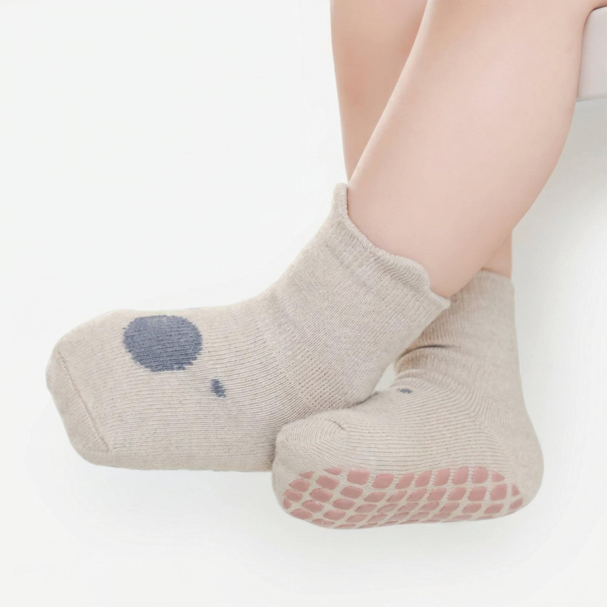 Tiny Steps™ 4 Pairs of Premium Non-Slip Socks